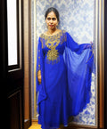 BLUE Butterfly kaftan
